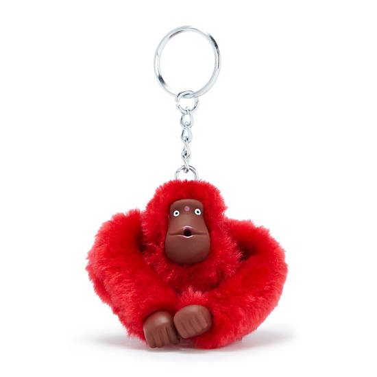 Kipling Sven Monkey Keychain Accessoires Rood Roze | BE 2001NW